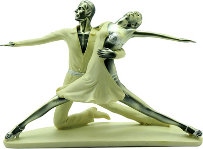 Importwala Decorative Showpiece - 18.5 cm(Polyresin, Silver)