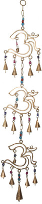 Sarvsiddhi Om Decorative Hanging Religious Wind Chime With Bells Decorative Showpiece - 3 cm(Iron, Gold)
Sarvsiddhi Om Decorative Hanging Religious Wind Chime With Bells Decorative Showpiece - 3 cm(Iron, Gold)