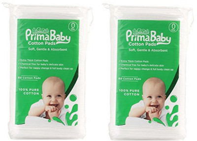 primababy Cotton Squares(120 Pieces)