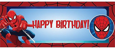 PARTY PROPZ SPIDERMAN BIRTHDAY DECORATION/BANNER 5 FT SET OF 1/ SPIDERMAN PARTY SUPPLIES Banner(5 ft, Pack of 1)