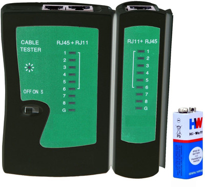 BalRama Network Cable Tester RJ45 RJ11 RJ12 Cat5 Detachable Portable Multifunction LAN Networking Cable Testing Tool Kit with Battery Computer Combo Set
BalRama Network Cable Tester RJ45 RJ11 RJ12 Cat5 Detachable Portable Multifunction LAN Networking Cable Testing Tool Kit with Battery Computer Combo Set