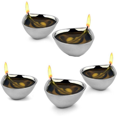 Lavi Double Walled Diya_01 Stainless Steel (Pack of 5) Table Diya Set(Height: 1.2 inch)
Lavi Double Walled Diya_01 Stainless Steel (Pack of 5) Table Diya Set(Height: 1.2 inch)