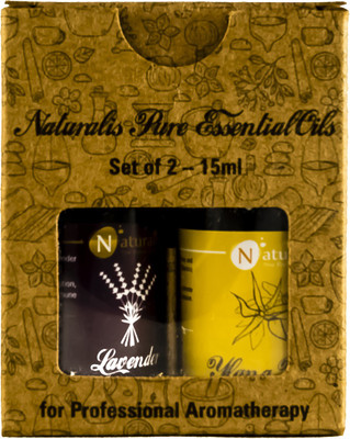 Naturalis Gift Pack of 2 - 15ml (Lavender Oil, Ylang Ylang Oil)(15 ml)