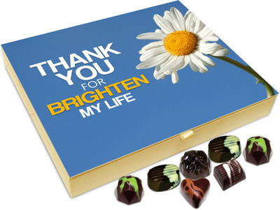 Chocholik Gift Box - Thank You For Brightening My Life Chocolate Box - 20pc Truffles(240 g)
Chocholik Gift Box - Thank You For Brightening My Life Chocolate Box - 20pc Truffles(240 g)