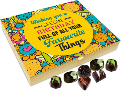 Chocholik Gift Box - Wishing You A Special Birthday Chocolate Box - 20pc Truffles(240 g)
Chocholik Gift Box - Wishing You A Special Birthday Chocolate Box - 20pc Truffles(240 g)