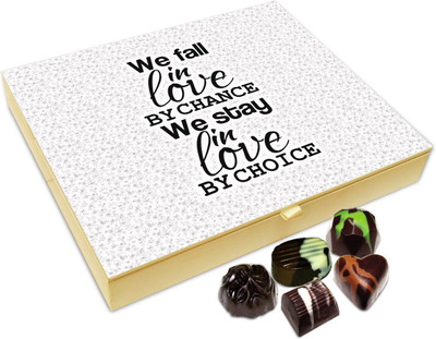 Chocholik Gift Box - We Fall In Love By Chance Chocolate Box - 20pc Truffles(240 g)
Chocholik Gift Box - We Fall In Love By Chance Chocolate Box - 20pc Truffles(240 g)