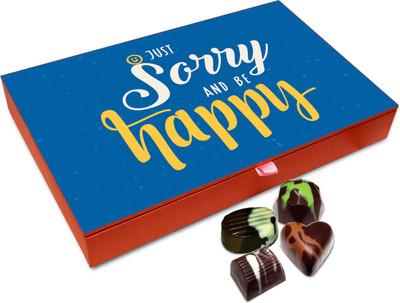 Chocholik Gift Box - Just Sorry And Be Happy Chocolate Box - 12pc Truffles(144 g)
Chocholik Gift Box - Just Sorry And Be Happy Chocolate Box - 12pc Truffles(144 g)