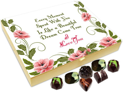 Chocholik Gift Box - Every Moment With You Is Beautiful Chocolate Box - 20pc Truffles(240 g)
Chocholik Gift Box - Every Moment With You Is Beautiful Chocolate Box - 20pc Truffles(240 g)