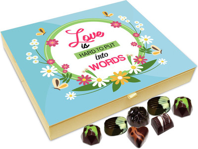 Chocholik Gift Box - Love Is Hard To Put Into Words Chocolate Box - 20pc Truffles(240 g)
Chocholik Gift Box - Love Is Hard To Put Into Words Chocolate Box - 20pc Truffles(240 g)