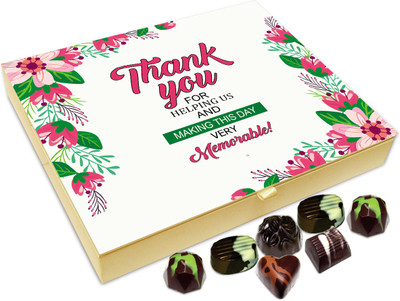 Chocholik Gift Box - Thank You For Helping Us Chocolate Box - 20pc Truffles(240 g)
Chocholik Gift Box - Thank You For Helping Us Chocolate Box - 20pc Truffles(240 g)