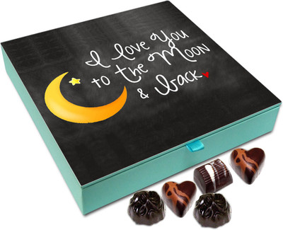 Chocholik Gift Box - I Love You To The Moon And Back Chocolate Box - 9pc Truffles(108 g)
Chocholik Gift Box - I Love You To The Moon And Back Chocolate Box - 9pc Truffles(108 g)