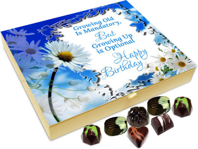 Chocholik Gift Box - Growing Up Is Optional Chocolate Box - 20pc Truffles(240 g)
Chocholik Gift Box - Growing Up Is Optional Chocolate Box - 20pc Truffles(240 g)