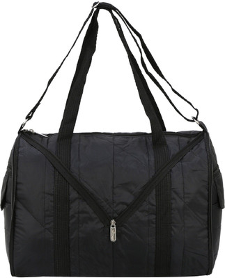 SuiDhaga 16 Inches PU Black Casual Folding Travelling Bag 1 Main Compartments With Two Side Zippered Pockets For Men/Women Travel Duffel Bag(Black)
SuiDhaga 16 Inches PU Black Casual Folding Travelling Bag 1 Main Compartments With Two Side Zippered Pockets For Men/Women Travel Duffel Bag(Black)