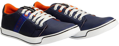 FAUSTO Trendy Sneakers For Men(Navy, Navy blue