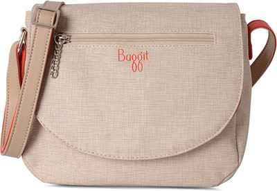 Baggit Women White PU Sling Bag