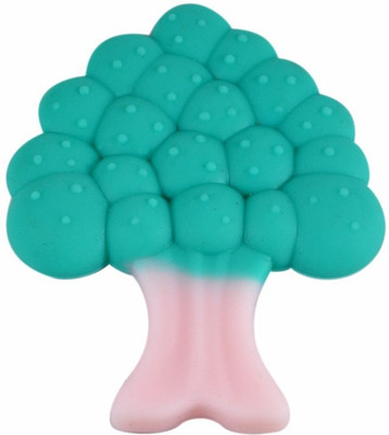 Instabuyz Soft Spoon cum Baby Teether Tree Shape Teether(Green)