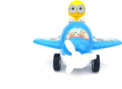 Akki Collection minion with plane(Multicolor)