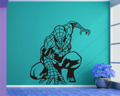 Smart Wall Guru Superheroes Wallpaper(62 cm X 59 cm)