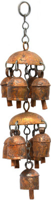 Art Godaam Hand made Copper Windchime(10 inch, Brown)