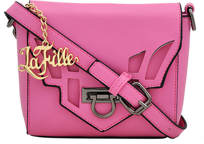 LaFille Hand-held Bag(Pink)