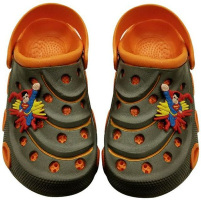 Princess Wardrobe Boys & Girls Slip-on Clogs(Orange
