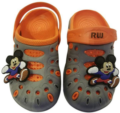 Princess Wardrobe Boys & Girls Slip-on Clogs(Orange