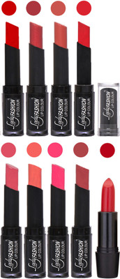 Lady Fashion 9 Colors Creamy Matte Rythm Lipsticks Set for Daily Use 008(Tametto Red, Hot Pink Nude, Orange Mauve, Peach Magenta, Mauve)
Lady Fashion 9 Colors Creamy Matte Rythm Lipsticks Set for Daily Use 008(Tametto Red, Hot Pink Nude, Orange Mauve, Peach Magenta, Mauve)