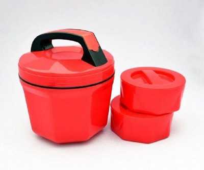 Capstone OCTOMEAL ELECTRIC LUNCH BOX 2 Containers Lunch Box(500 ml), Red