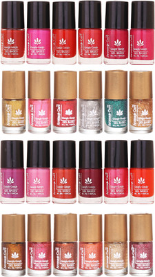 Aroma Care Insta Dri Shiny and Glitter Effect Nail Polish Lacquer Set 03 Multicolor(Pack of 24)
Aroma Care Insta Dri Shiny and Glitter Effect Nail Polish Lacquer Set 03 Multicolor(Pack of 24)