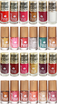 Aroma Care Velvet Matte and Glitter Nail Paint Combo Set 25 Multicolor(Pack of 12)
Aroma Care Velvet Matte and Glitter Nail Paint Combo Set 25 Multicolor(Pack of 12)