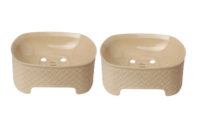 CSM Set of 2 Soap Cases(Beige)