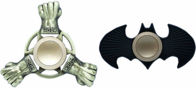 Montez Super Hero Hulk Hand & Bat Man Metal Fidget Spinner Toy Set Of 2(Multicolor)
Montez Super Hero Hulk Hand & Bat Man Metal Fidget Spinner Toy Set Of 2(Multicolor)