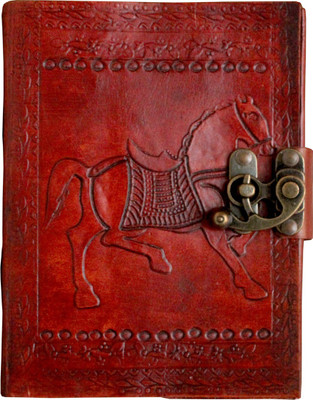 Bahubali Craft A6 Diary(Handcrafted 100% Pure Leather, Brown)