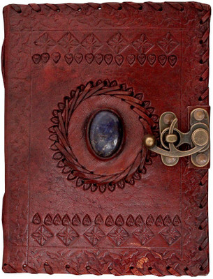 Anshika International A6 Journal(genuine leather handmade notebook diary, Brown)