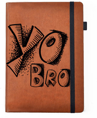 Hamee A5 Notebook(Raksha Bandhan Special GIft for Brother Sister Designer Printed Tan Brown Leather A5 Notebook - 200 pages, A5 size Yo Bro, Tan)
Hamee A5 Notebook(Raksha Bandhan Special GIft for Brother Sister Designer Printed Tan Brown Leather A5 Notebook - 200 pages, A5 size Yo Bro, Tan)