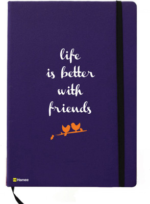 Hamee A5 Notebook(Friendship Day Special Friends Theme Designer Printed Black Leather A5 Notebook - 200 pages, A5 size Life Friends, Blue)
Hamee A5 Notebook(Friendship Day Special Friends Theme Designer Printed Black Leather A5 Notebook - 200 pages, A5 size Life Friends, Blue)
