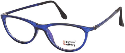 DOUBLE BATTERY Full Rim Cat-eyed Frame(45 mm