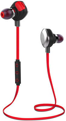 boAt Rockerz 250 Bluetooth Headset with Mic(Red, In the Ear)