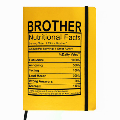 Hamee A5 Notebook(Raksha Bandhan Special GIft for Brother Sister Designer Printed Yellow Leather A5 Notebook - 200 pages, A5 size Brother Diet, Yellow)
Hamee A5 Notebook(Raksha Bandhan Special GIft for Brother Sister Designer Printed Yellow Leather A5 Notebook - 200 pages, A5 size Brother Diet, Yellow)