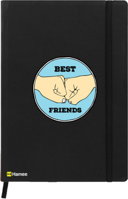 Hamee A5 Notebook(Friendship Day Special Friends Theme Designer Printed Black Leather A5 Notebook - 200 pages, A5 size Friends Like Bro, Black)
Hamee A5 Notebook(Friendship Day Special Friends Theme Designer Printed Black Leather A5 Notebook - 200 pages, A5 size Friends Like Bro, Black)