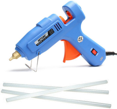 Retune Blue, Transparent Professional Hot Melt Glue Sticks With Hot Melt Glue Gun 60 Watt And 100 Watt For Decoration And Art Craft Work - 1 g
Retune Blue, Transparent Professional Hot Melt Glue Sticks With Hot Melt Glue Gun 60 Watt And 100 Watt For Decoration And Art Craft Work - 1 g