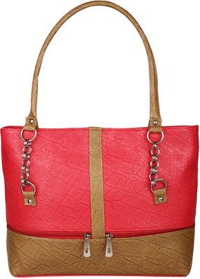 Devanshi Art Shoulder Bag(Pink, Brown), Brown;pink
