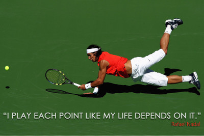 Spirit Of Sports - Tennis Legend Rafael Nadal - Motivational Poster - Large Premium Quality Poster For Gym, Home Or Office Paper Print(17 inch X 12 inch)
Spirit Of Sports - Tennis Legend Rafael Nadal - Motivational Poster - Large Premium Quality Poster For Gym, Home Or Office Paper Print(17 inch X 12 inch)