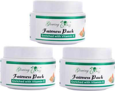 Glowing Buzz Pack Of 3 Herbal Fairness Pack(50 g)