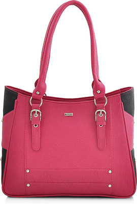 Blizzard Hand-held Bag(Pink, Black), Black;pink