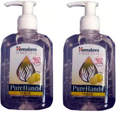Himalaya PURE HANDS LEMON(500 ml, Pump Dispenser, Pack of 2)