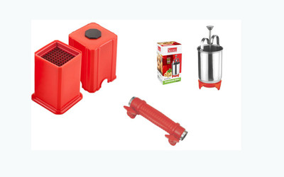 Nestwell POTATO CUTTER WITH SWEET CORN CUTTER WITH MENDUWADA MAKER Potato Cutter WITH Sweet Corn Cutter WITH Menduwada Maker Multicolor Kitchen Tool Set(Multicolor)
Nestwell POTATO CUTTER WITH SWEET CORN CUTTER WITH MENDUWADA MAKER Potato Cutter WITH Sweet Corn Cutter WITH Menduwada Maker Multicolor Kitchen Tool Set(Multicolor)