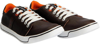FAUSTO Trendy Sneakers For Men(Brown