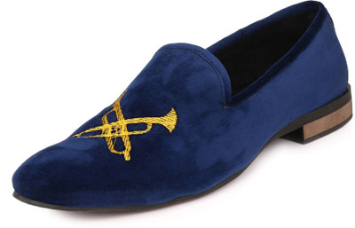 Peponi Bachelor Bare Loafers For Men(Blue
