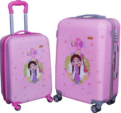 Fortune Chhota Bheem Chutki Littile Cool Girl set of +22 Inch KidsLuggage trolley Bag Cabin Luggage - inch(Multicolor
Fortune Chhota Bheem Chutki Littile Cool Girl set of +22 Inch KidsLuggage trolley Bag Cabin Luggage - inch(Multicolor